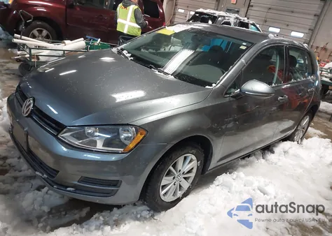 2017 Volkswagen Golf Tsi S 4-Door/Tsi Se 4-Door/Tsi Sel 4-Door/Tsi Wolfsburg Edition 4-Door из США, поврежденный, VIN 3VW217AU7HM015925